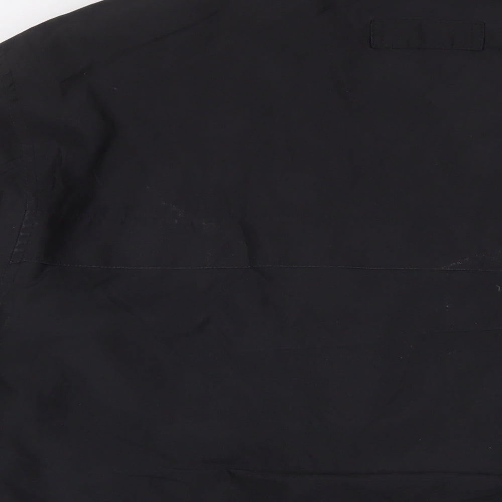 Casual Club Mens Black Jacket Size L Zip
