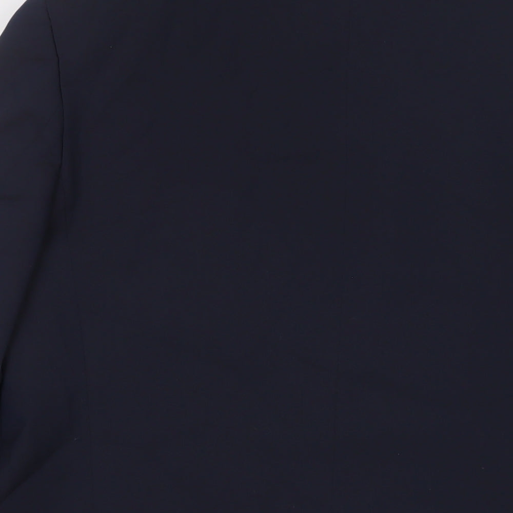 Limited Collection Mens Blue Polyester Jacket Suit Jacket Size 40 Regular