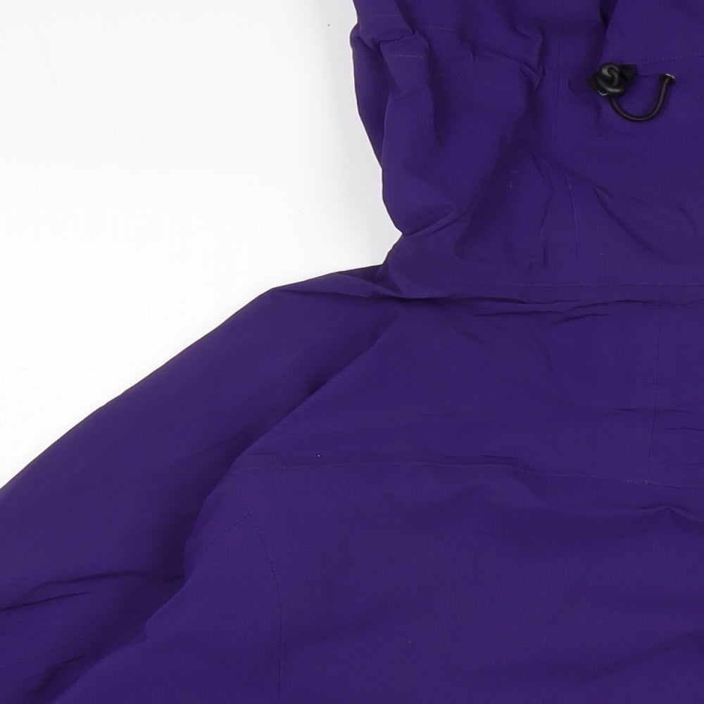 Technicals Womens Purple Anorak Jacket Size 14 Zip