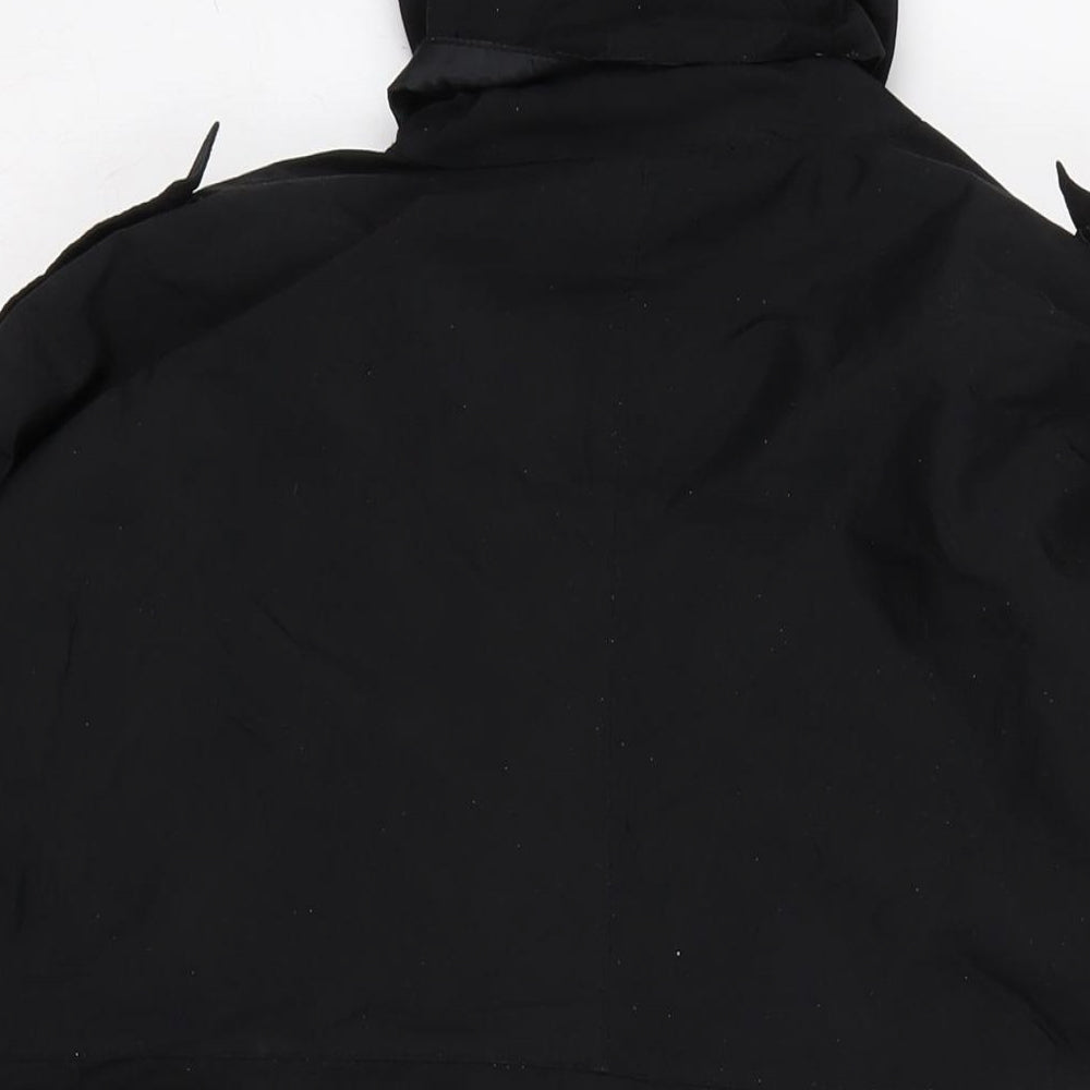 Alexandra Womens Black Anorak Blazer Size M Zip