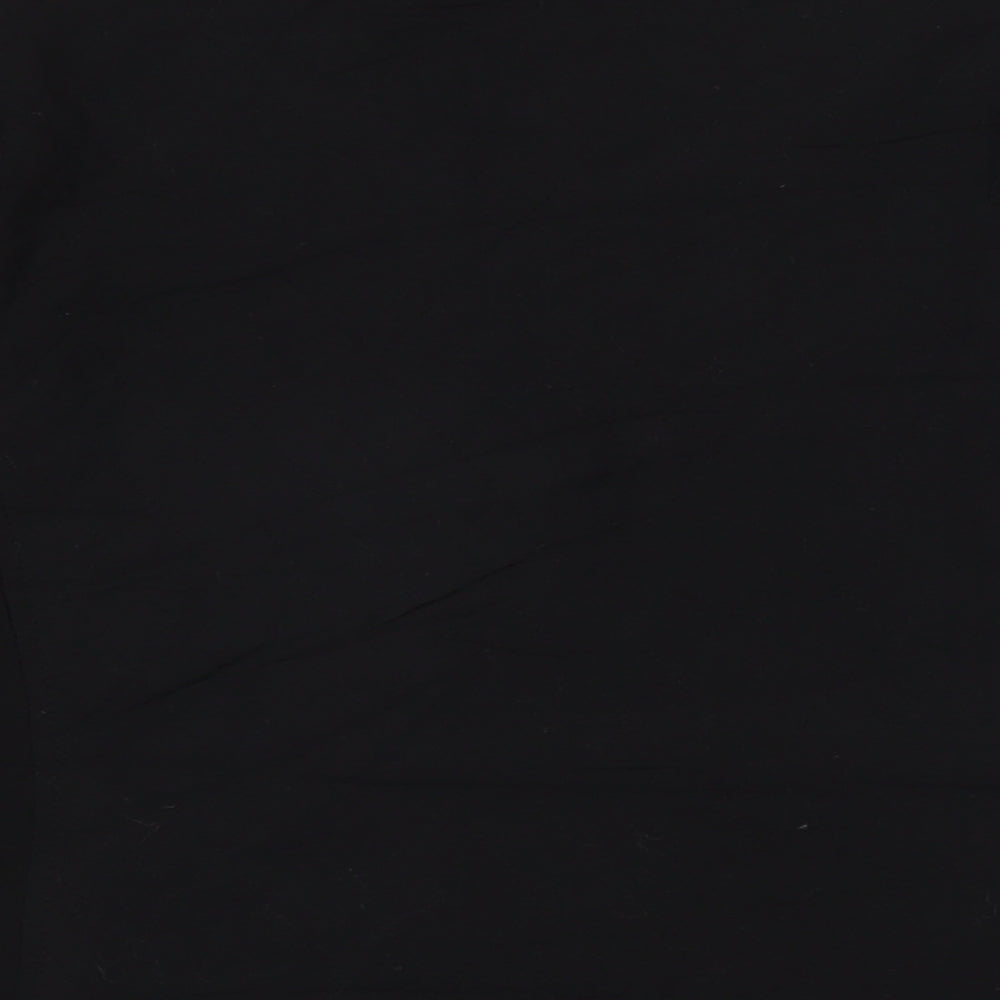 Dorothy Perkins Womens Black Biker Coatigan Size 12 Zip