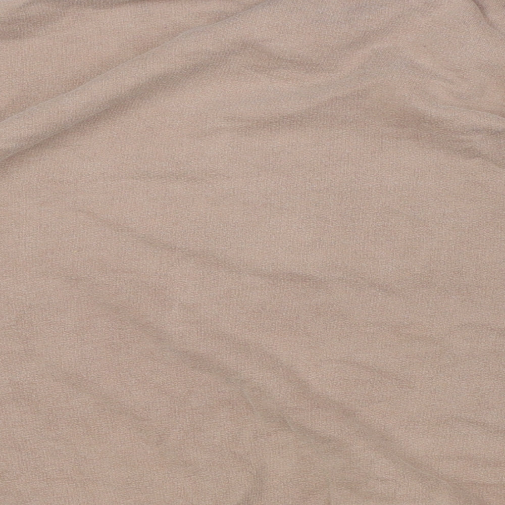 As You Womens Beige Polyester Pullover Sweatshirt Size S