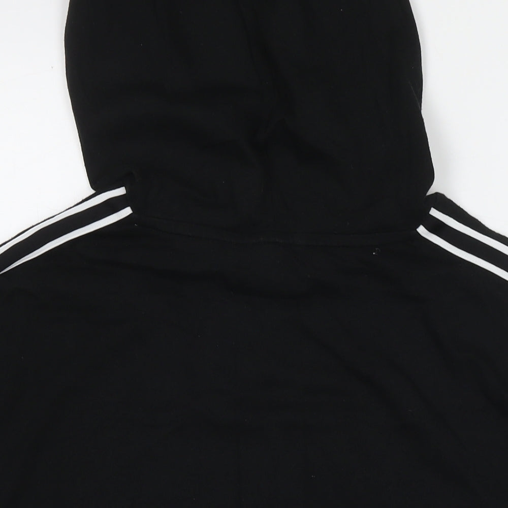 PINK Womens Black Cotton Pullover Sweatshirt Size L Pullover - Logo