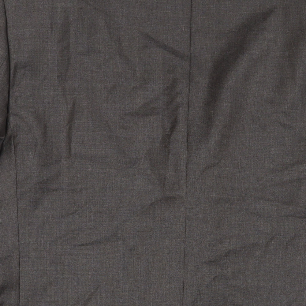 Marks & Spencer Mens Grey Wool Jacket Suit Jacket Size 44 Regular