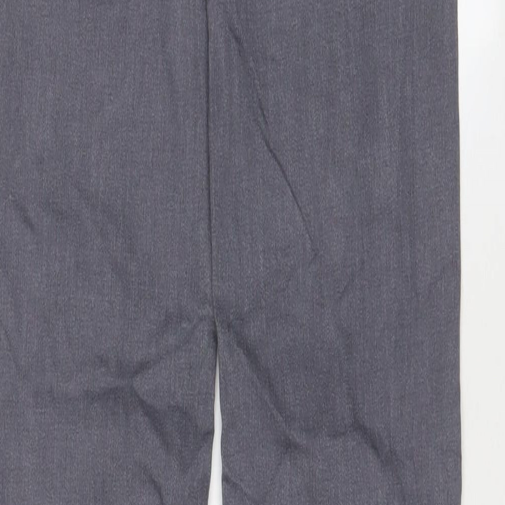 Marks & Spencer Womens Red Cotton Straight Jeans Size 6 L30 in Regular Zip