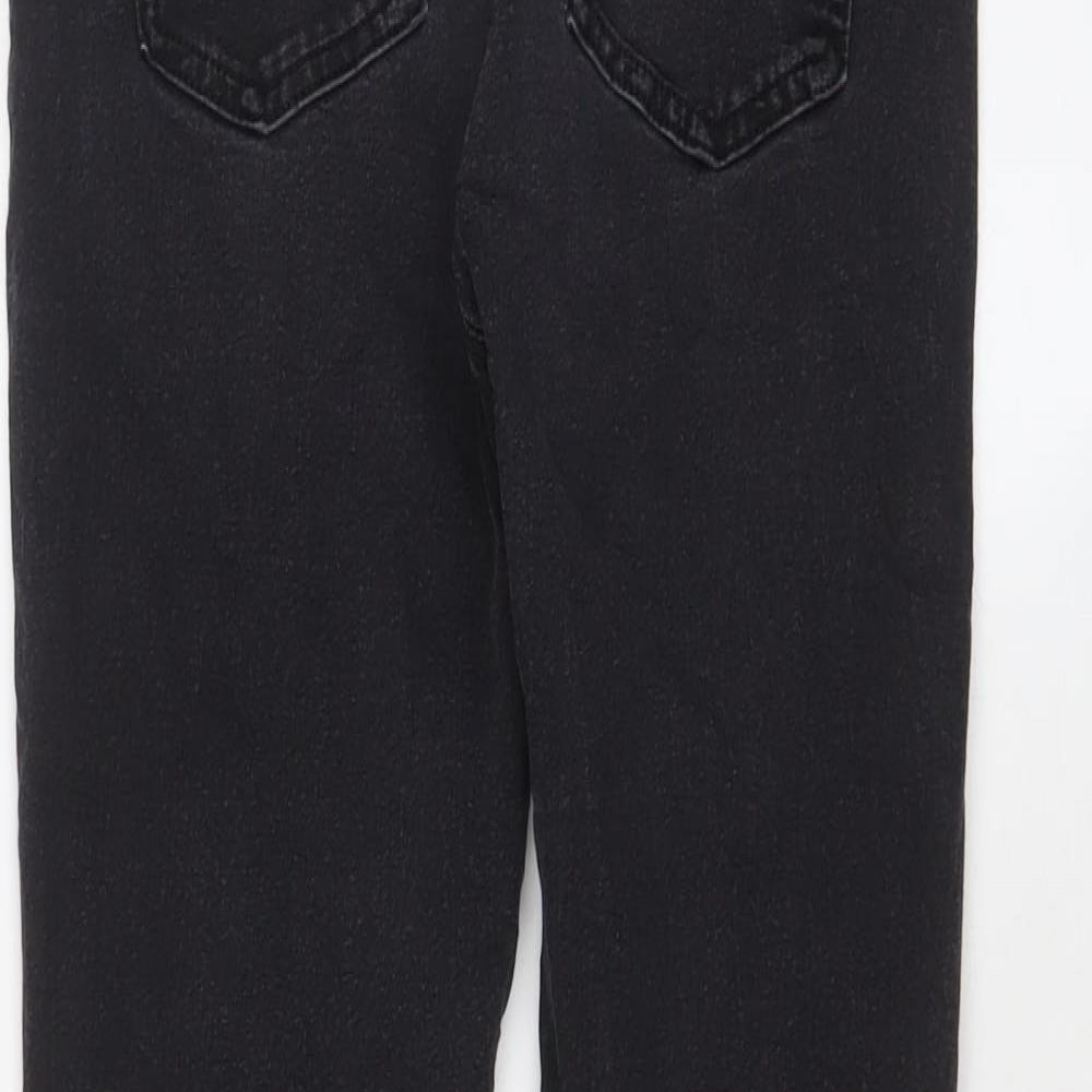 Marks and Spencer Womens Grey Cotton Jegging Jeans Size 12 L24 in Regular