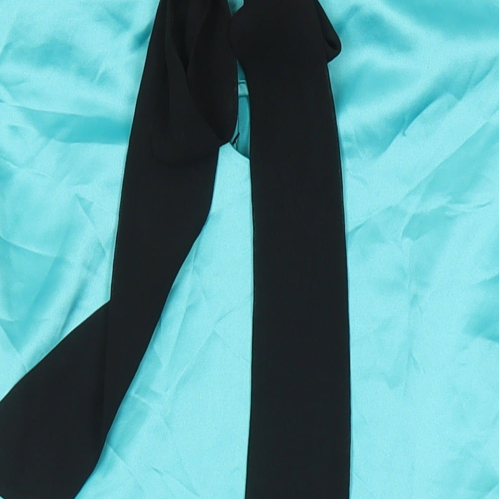 Lipsy Womens Green Polyester A-Line Size 8 Boat Neck