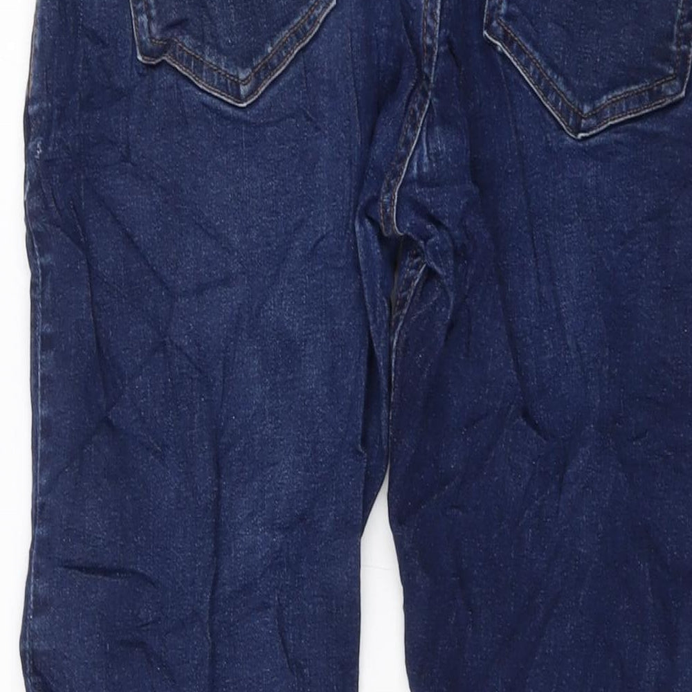 Next Mens Blue Cotton Straight Jeans Size 33 in L30 in Regular Button