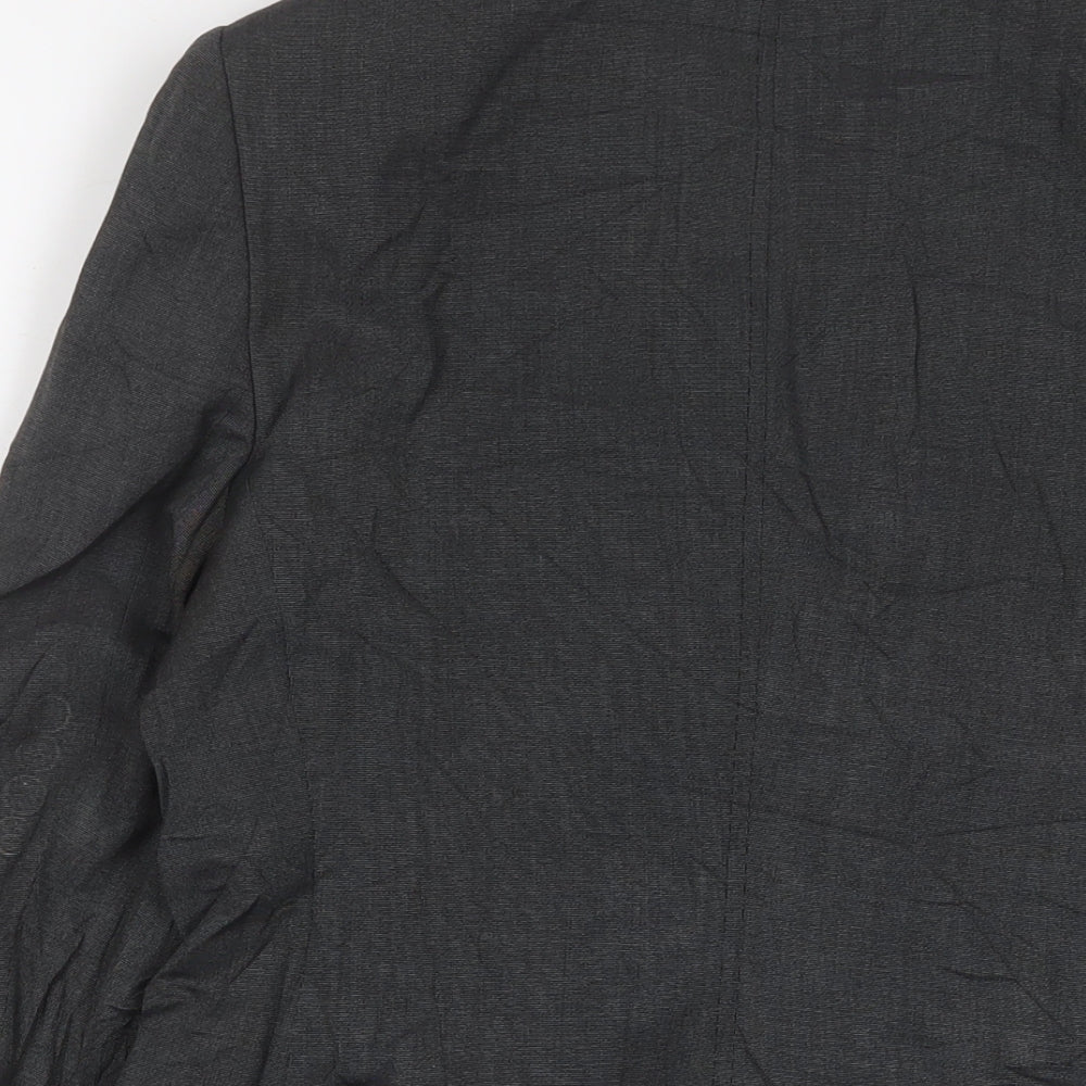 NEXT Womens Grey Jacket Blazer Size 12 Button