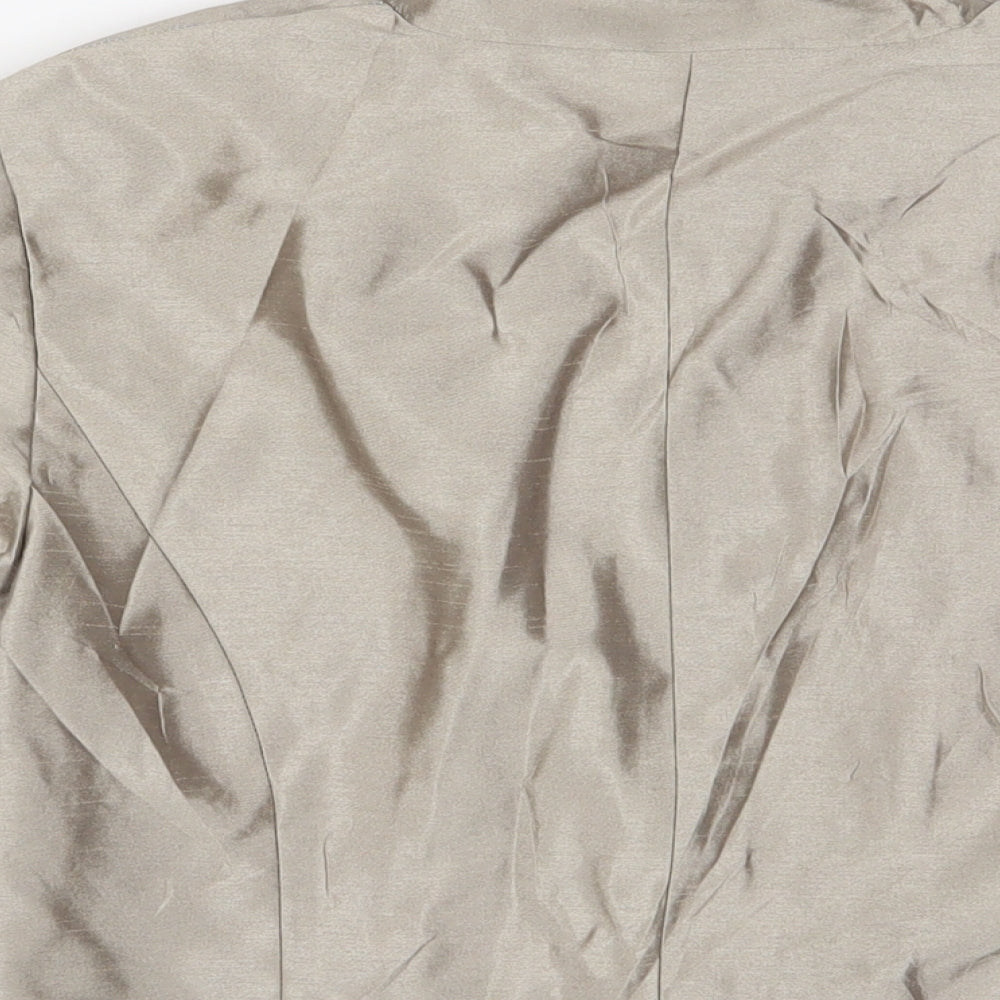 Roman Womens Beige Jacket Blazer Size 16 - Open