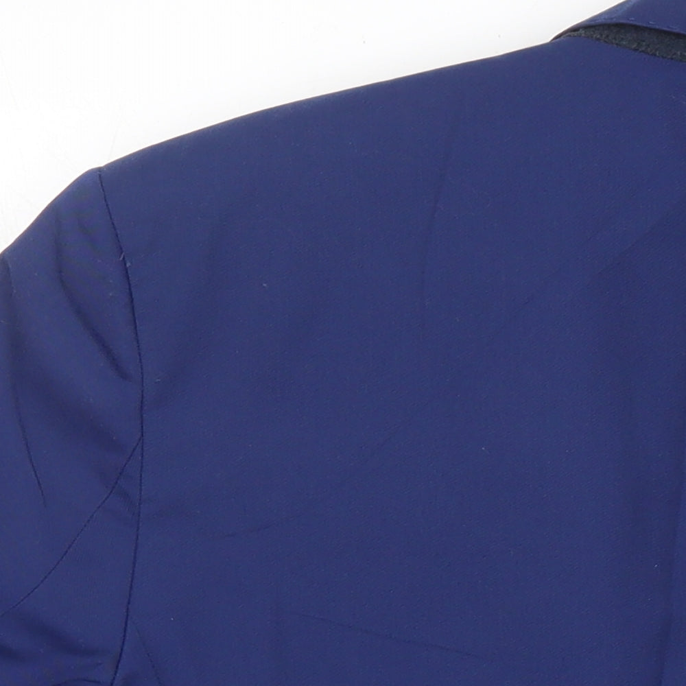 Marks & Spencer Mens Blue Polyester Jacket Suit Jacket Size 38 Regular