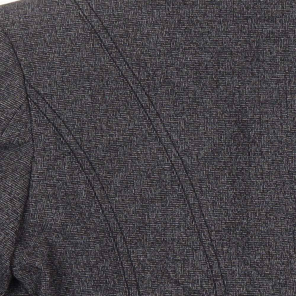 NEXT Womens Grey Jacket Blazer Size 8 Button