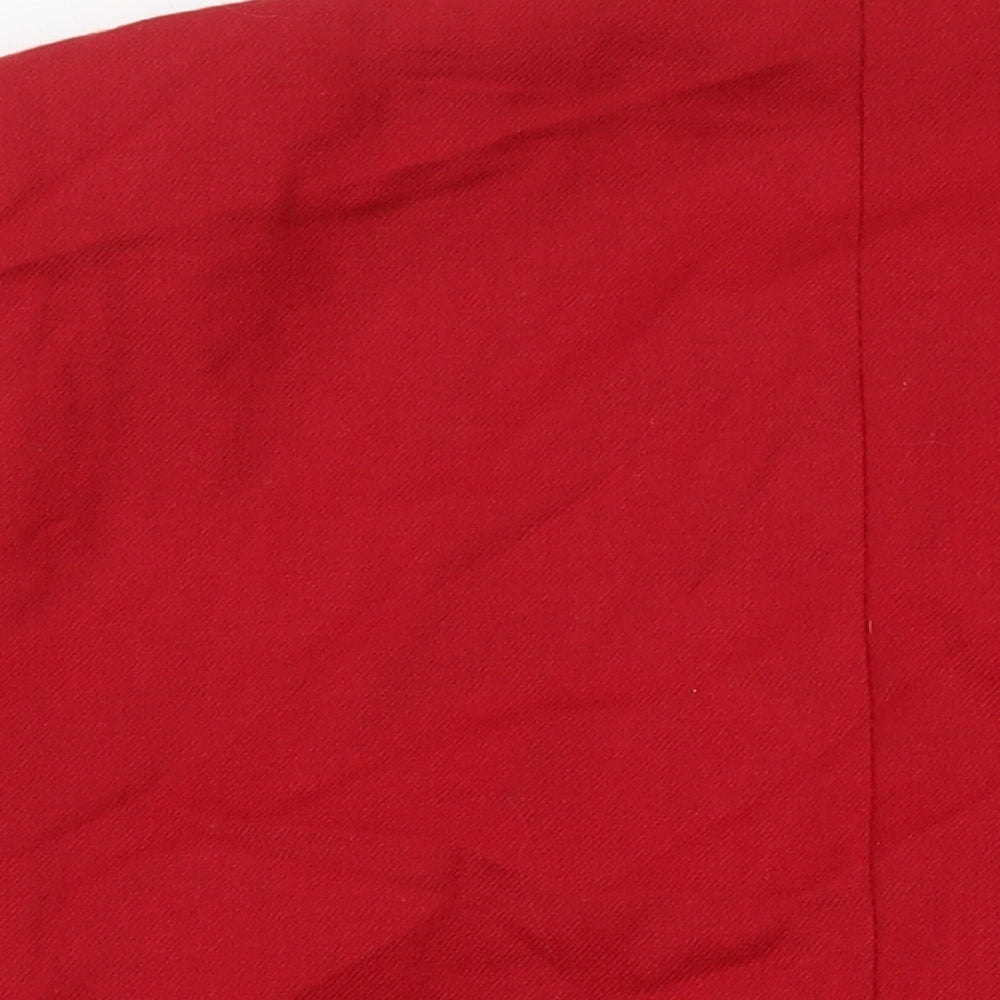 Dereta Womens Red Jacket Blazer Size 14