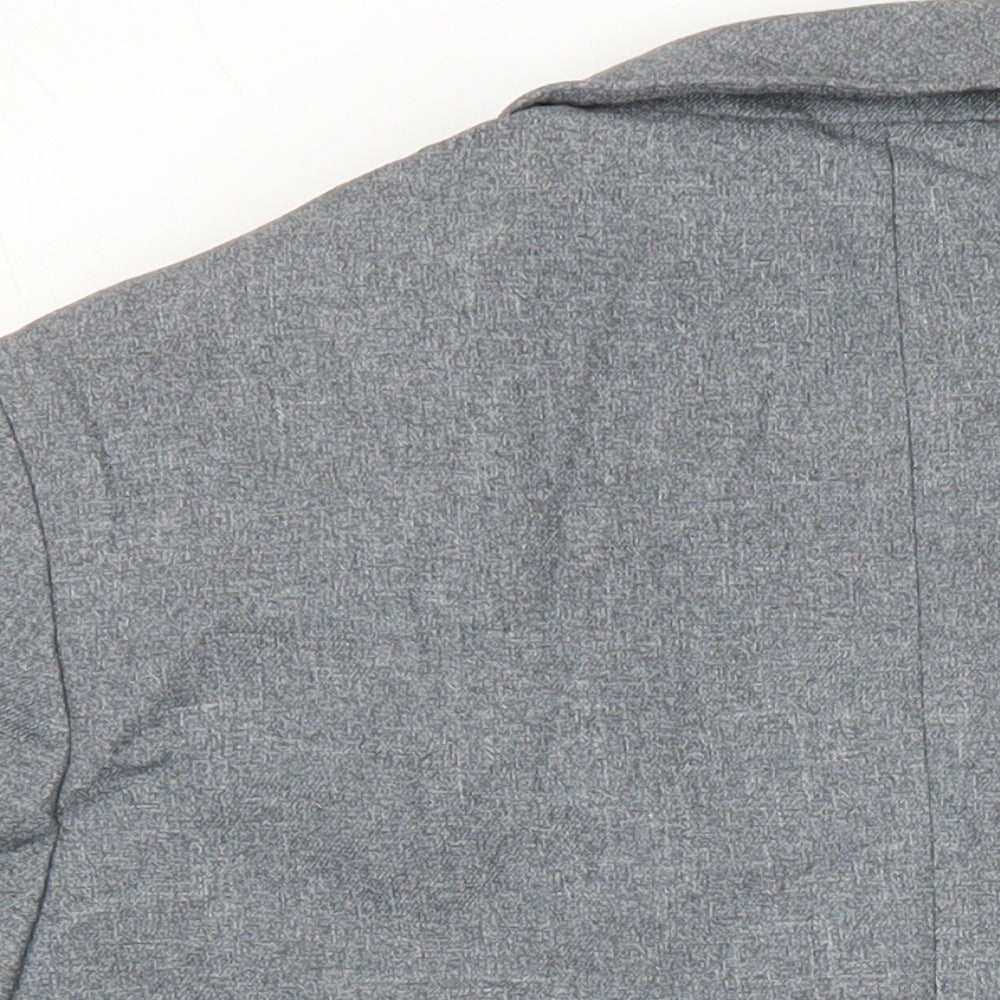 St Michael Womens Grey Jacket Blazer Size 14