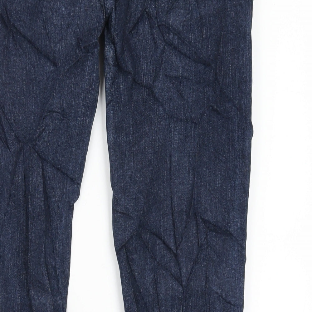 Yes Yes Womens Blue Cotton Skinny Jeans Size 10 L31 in Regular Zip