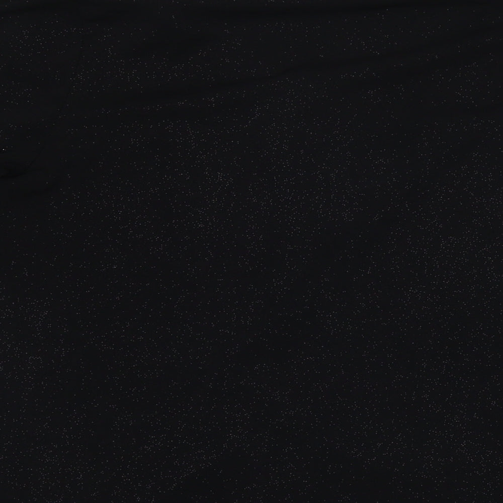 Arcadia Womens Black Polyester Basic Blouse Size 20 V-Neck