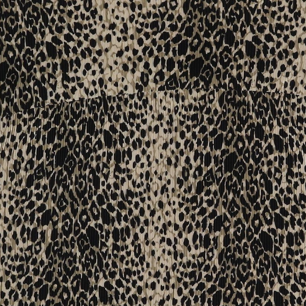 ASOS Womens Brown Animal Print Polyester Tunic T-Shirt Size 16 Round Neck