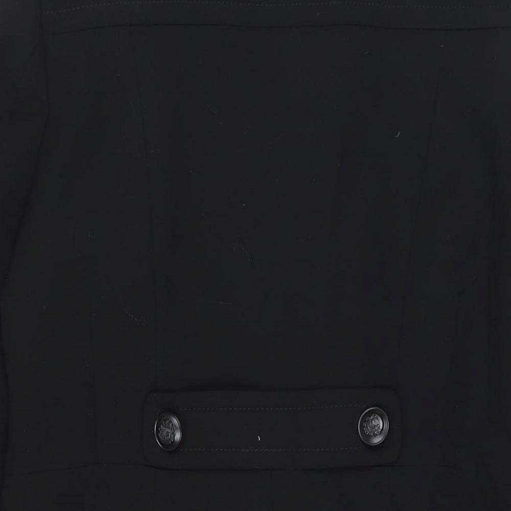 Marks and Spencer Womens Black Jacket Blazer Size 14 Button