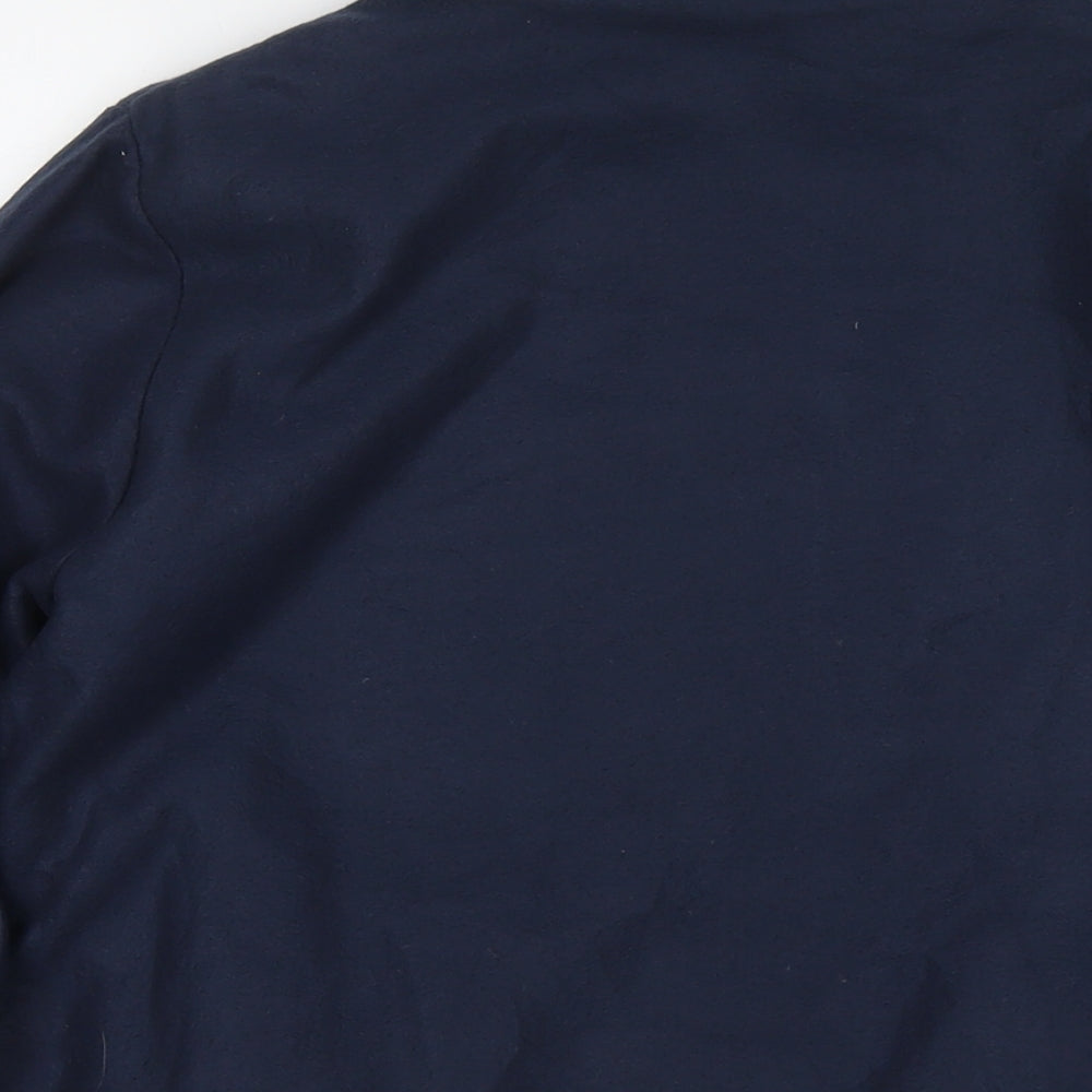 Anne de Lancey Womens Blue Jacket Size M Zip - Reversible