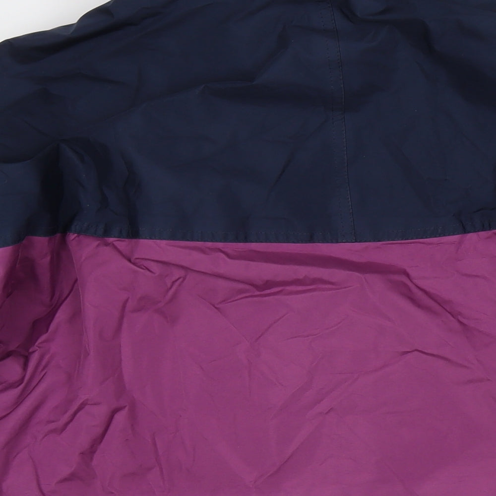 Casual Comfort Womens Purple Jacket Size 18 Zip - Detachable Fleece
