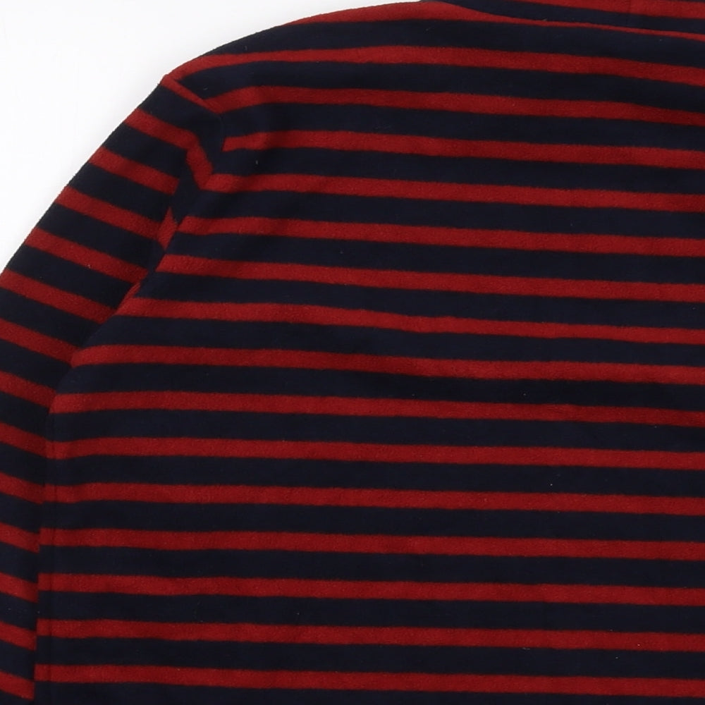 Uniqlo Womens Blue Striped Polyester Pullover Sweatshirt Size 12 Pullover