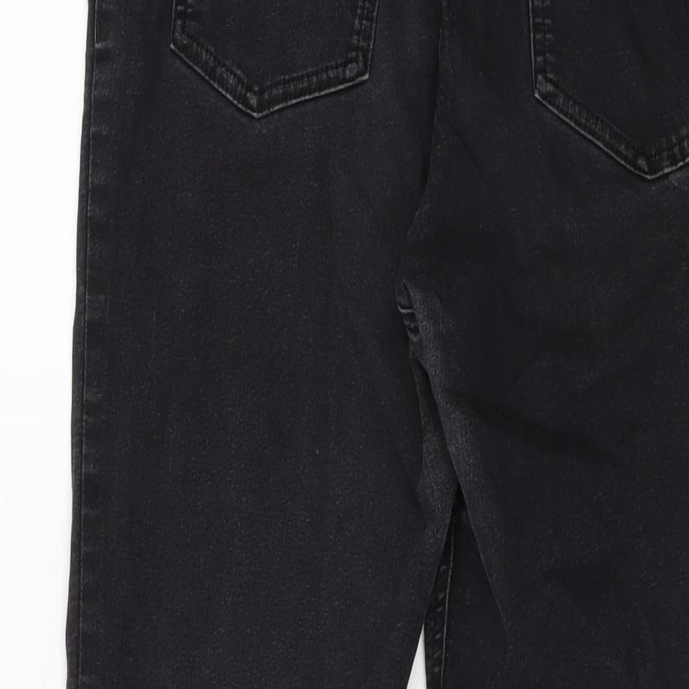 Marks & Spencer Womens Grey Cotton Jegging Jeans Size 14 L26 in Regular
