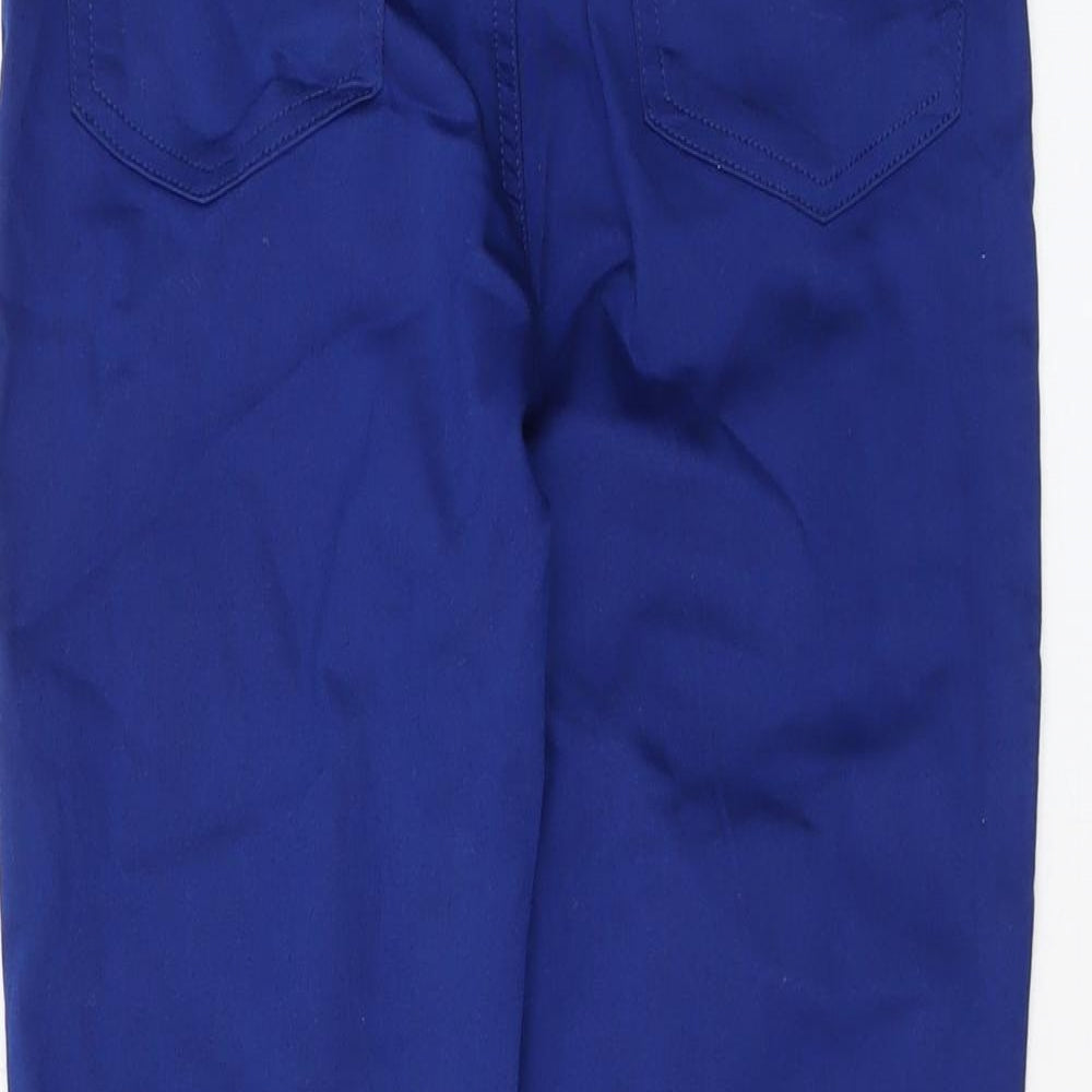 Marks & Spencer Womens Blue Cotton Jegging Jeans Size 10 L25 in Regular