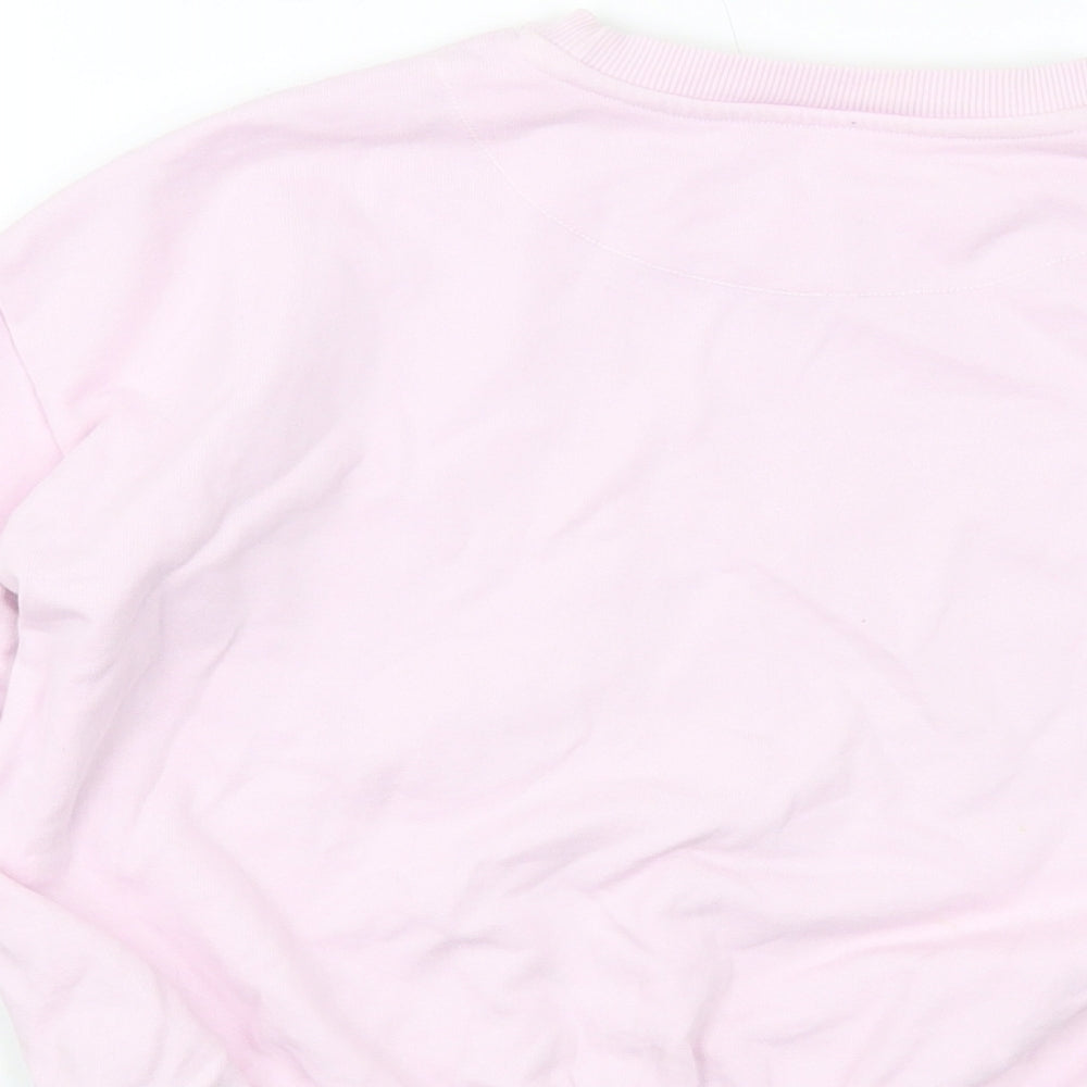 John Lewis Girls Purple Cotton Pullover Sweatshirt Size 8 Years Pullover