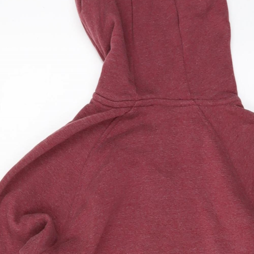 LA Gear Womens Red Polyester Pullover Hoodie Size 10 Pullover