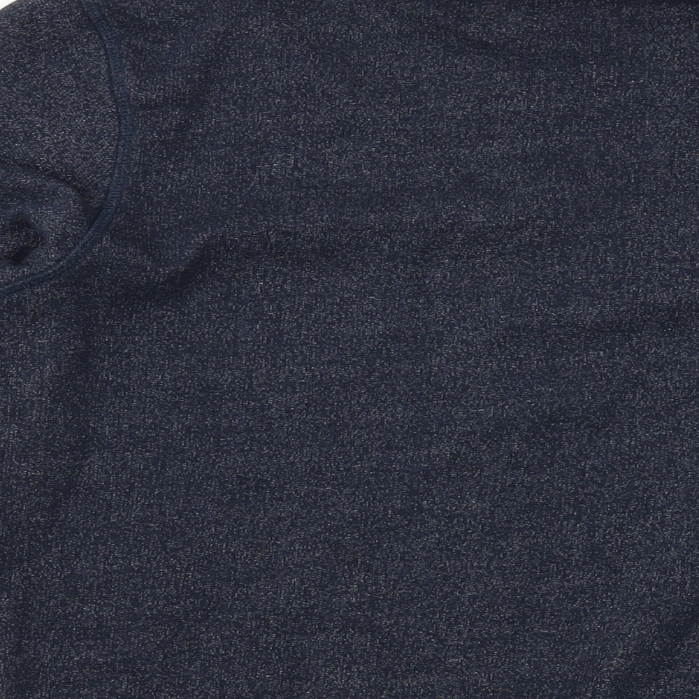 Selected Mens Blue Cotton Pullover Sweatshirt Size M