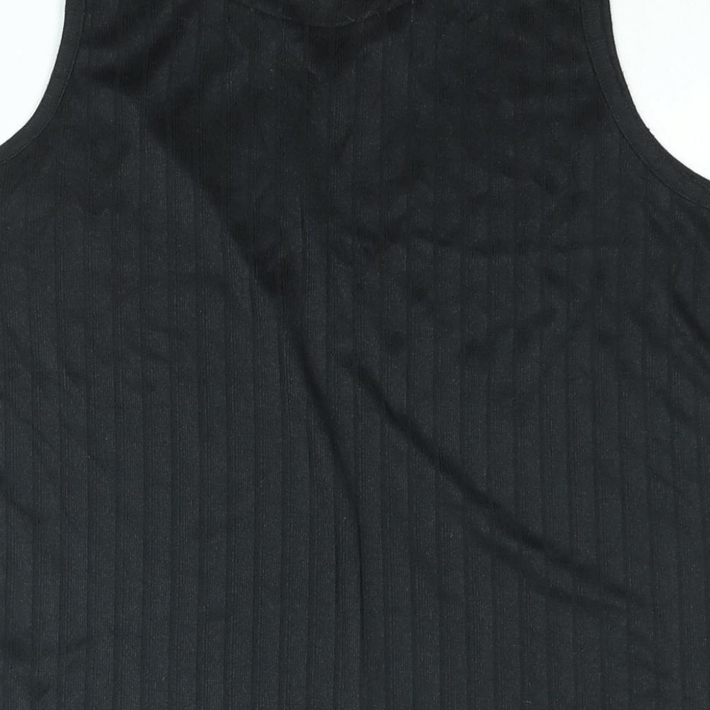 Paramour Womens Black Polyester Camisole Blouse Size S V-Neck - Size S-M