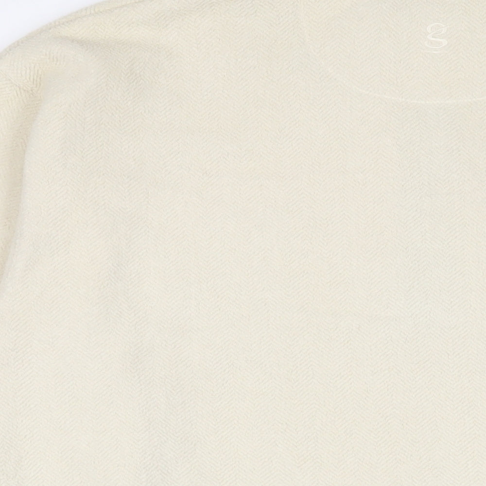 GEAR FOR SPORTS Womens Beige Polyester Pullover Sweatshirt Size L Button