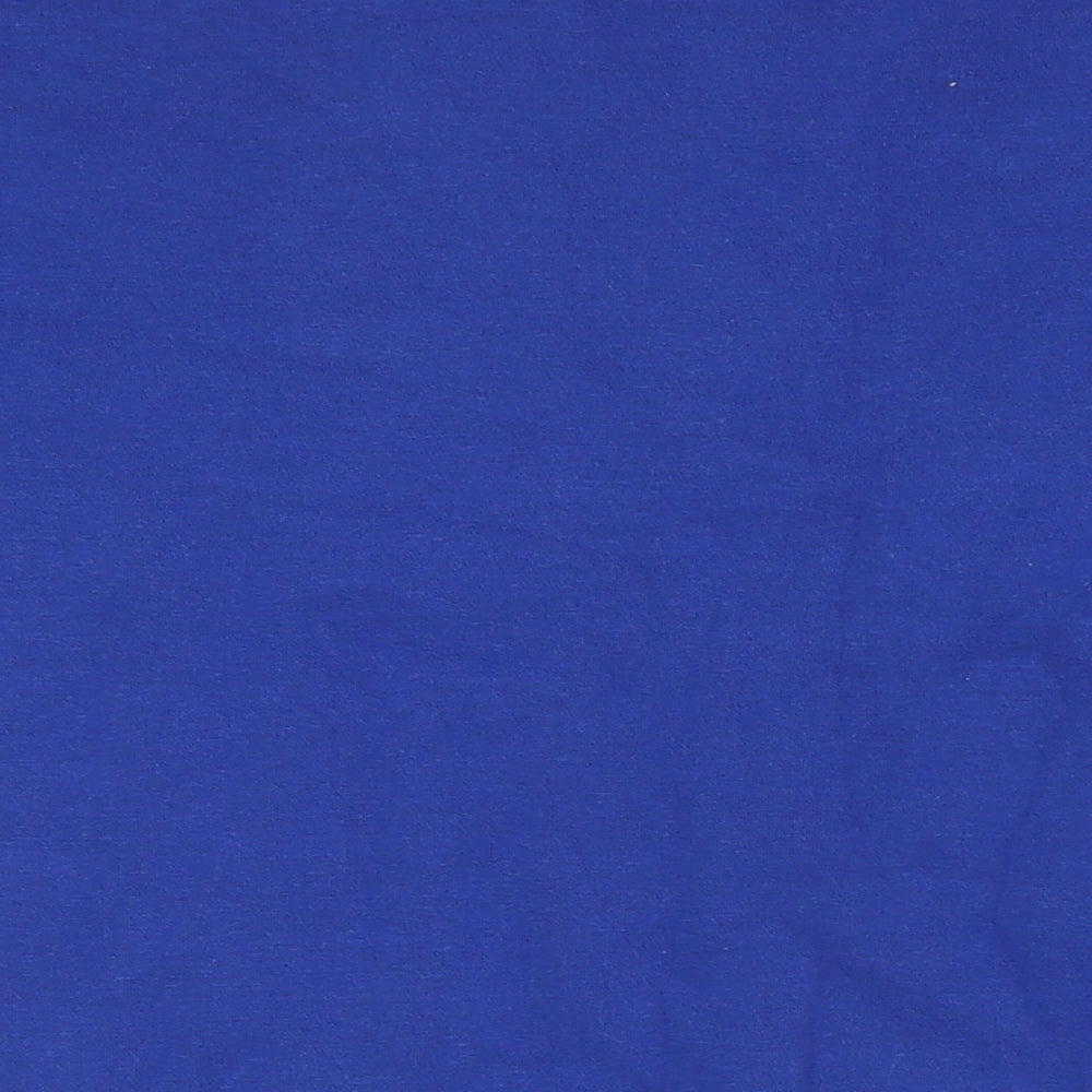 PRETTYLITTLETHING Womens Blue Cotton Pullover Sweatshirt Size S