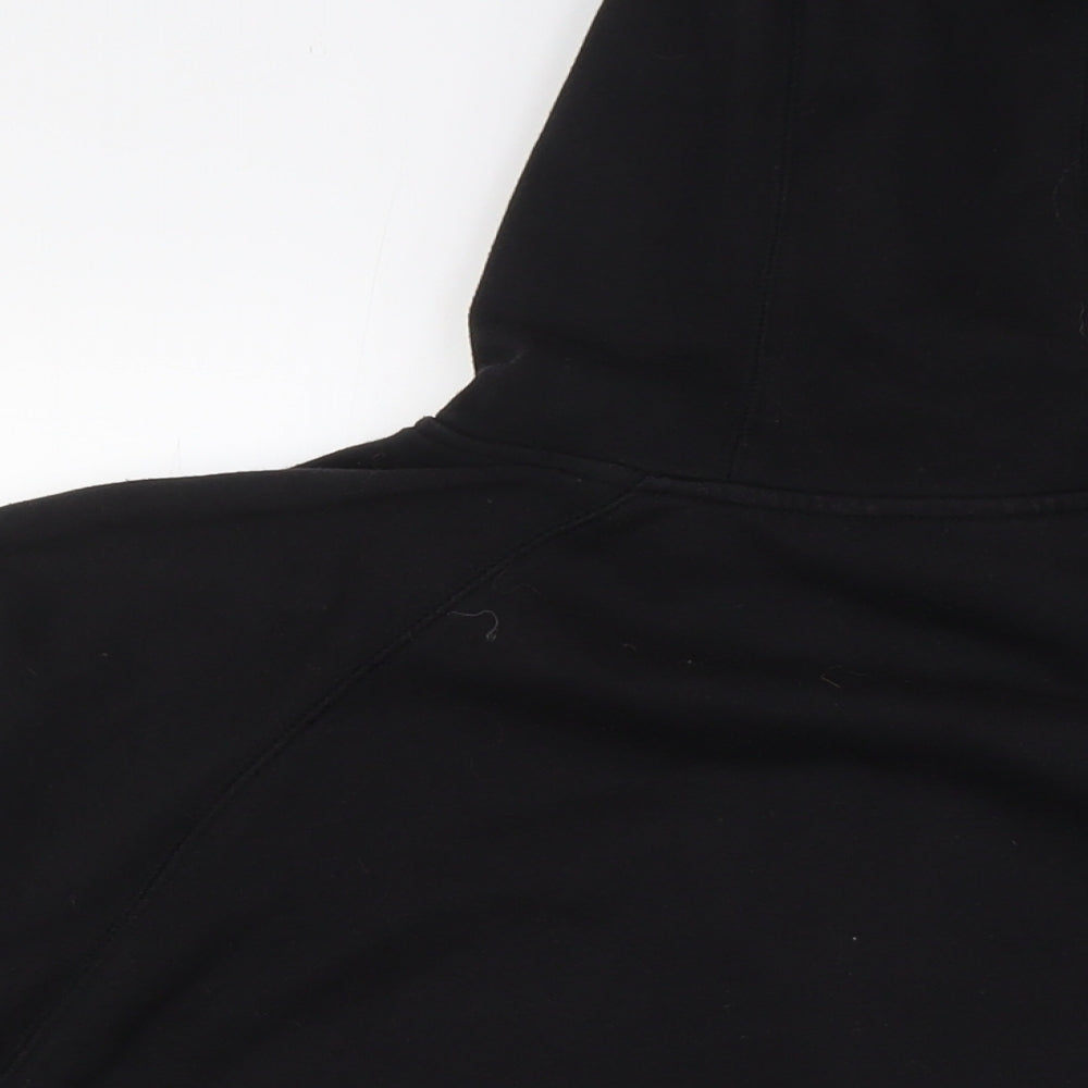 Patrick Womens Black Cotton Full Zip Hoodie Size M Zip