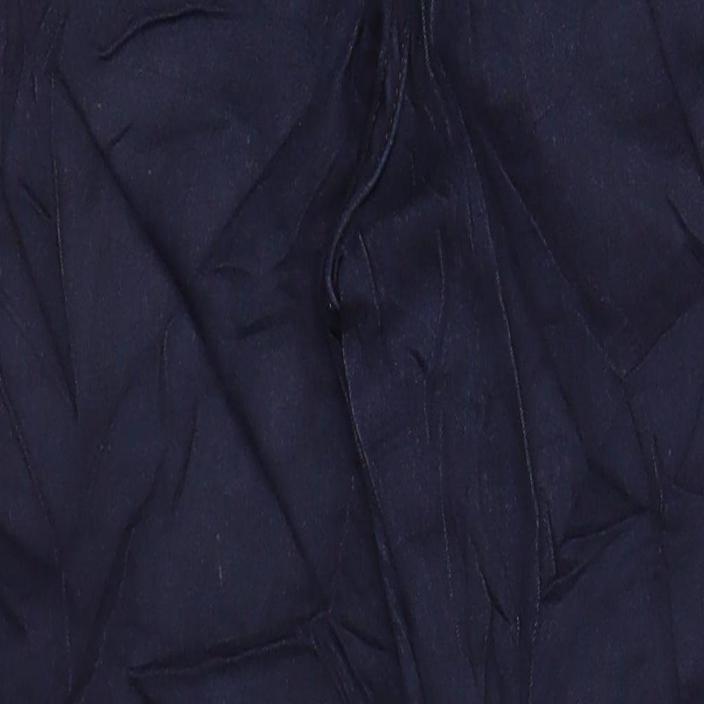 Marks & Spencer Womens Blue Cotton Skinny Jeans Size 12 L29 in Regular