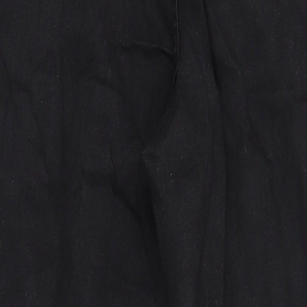 Marks & Spencer Womens Black Cotton Skinny Jeans Size 12 L29 in Regular