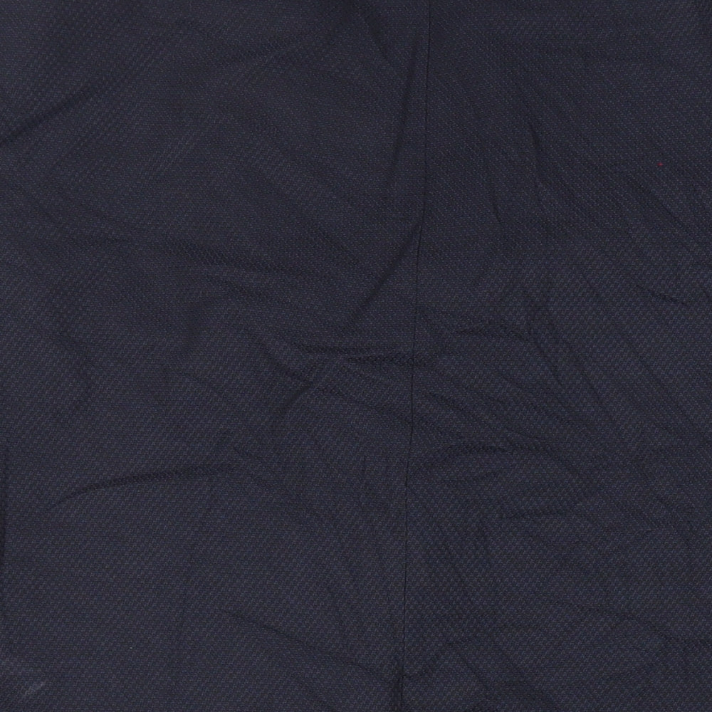 Marks & Spencer Mens Blue Polyester Jacket Suit Jacket Size 46 Regular