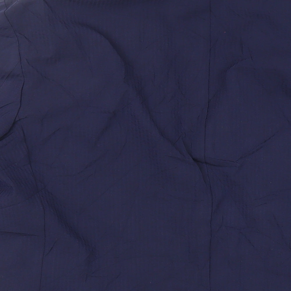 Marks & Spencer Mens Blue Polyester Jacket Blazer Size 42 Regular