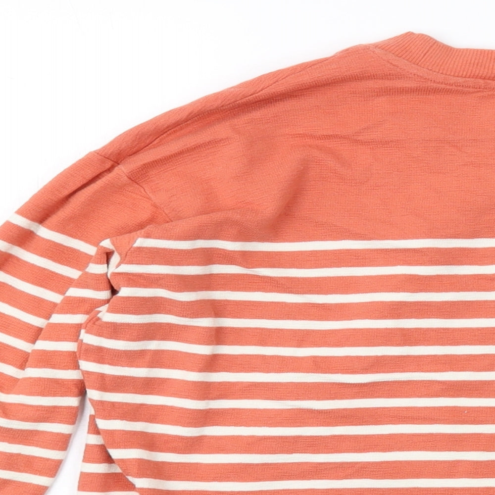 or Womens Silver Cotton Pullover Sweatshirt Size S Pullover