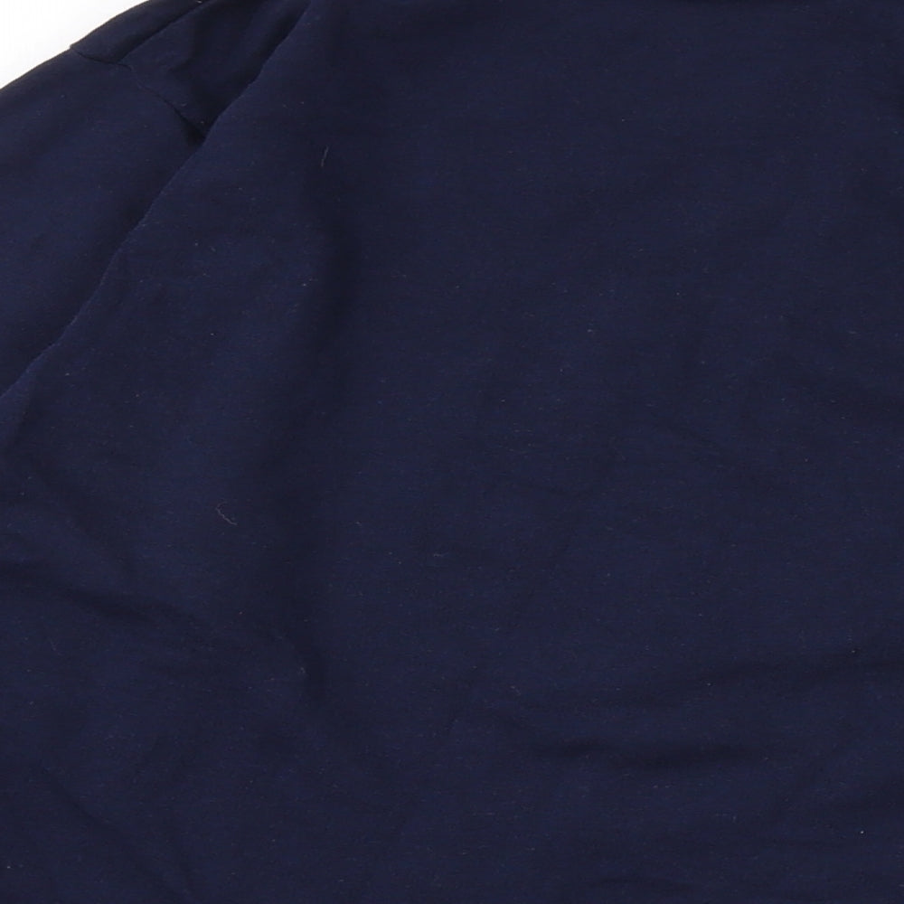 9th Avenue Womens Blue Cotton Pullover Sweatshirt Size XL Pullover