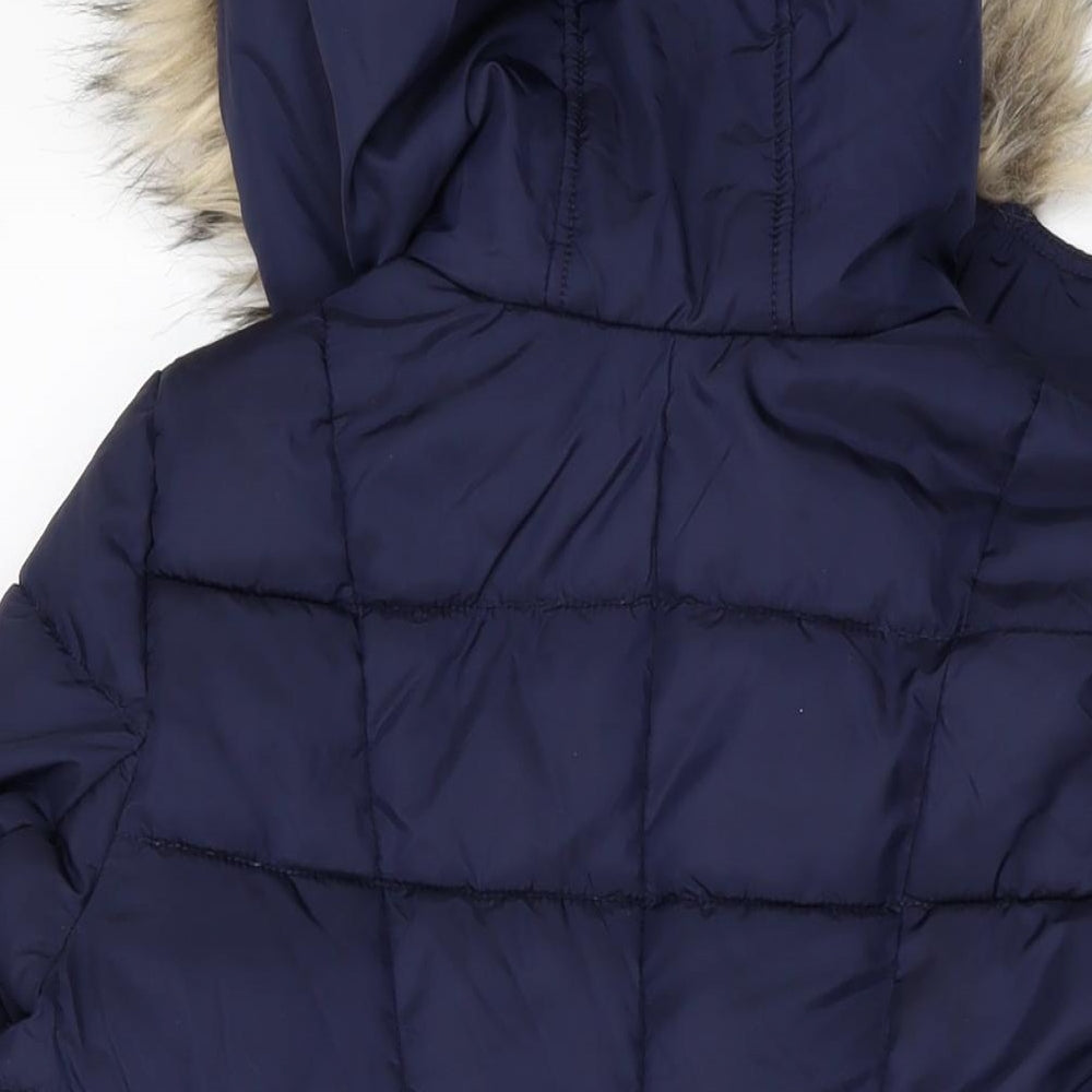 H&M Womens Blue Jacket Size S Zip