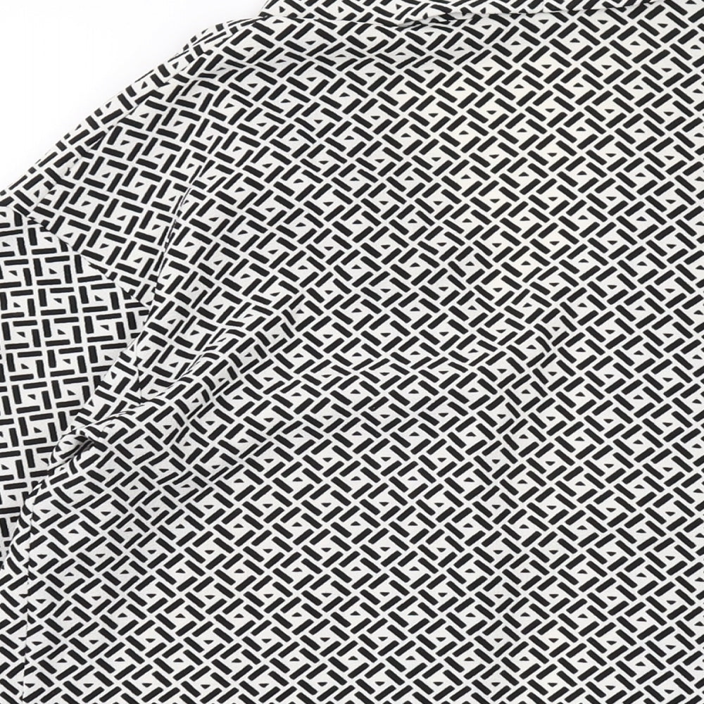 Miss Selfridge Womens Beige Geometric Jacket Size 8