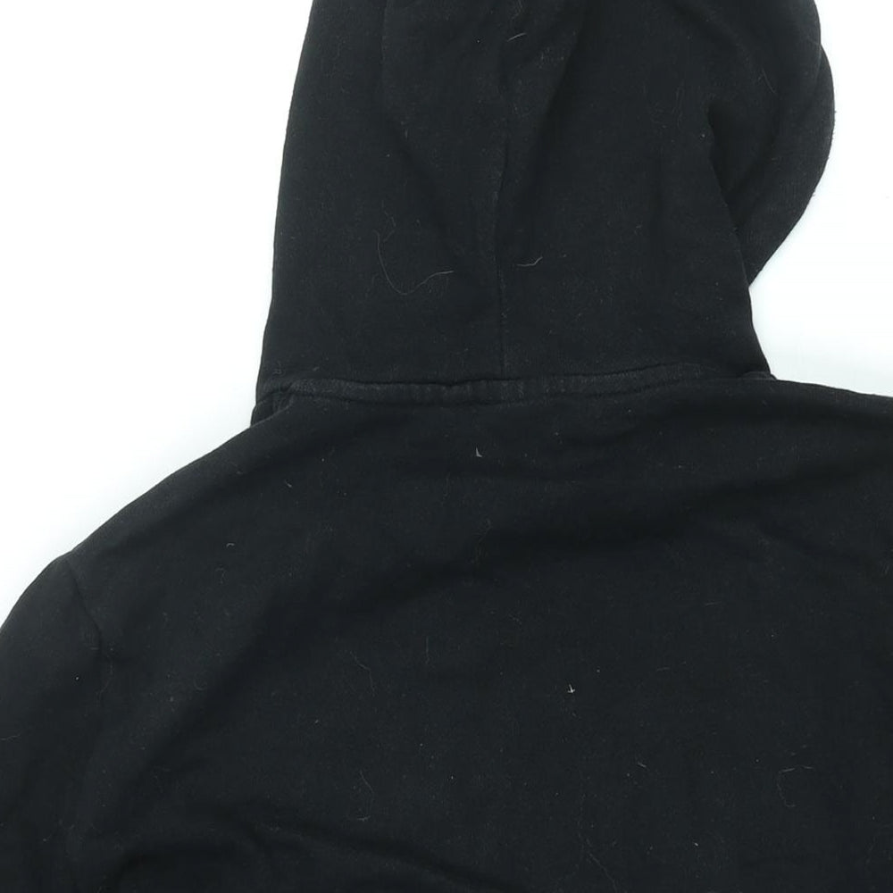 ASOS Mens Black Cotton Pullover Hoodie Size M