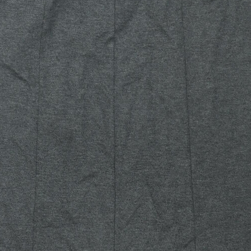 Yours Womens Grey Polyester Straight & Pencil Skirt Size 18