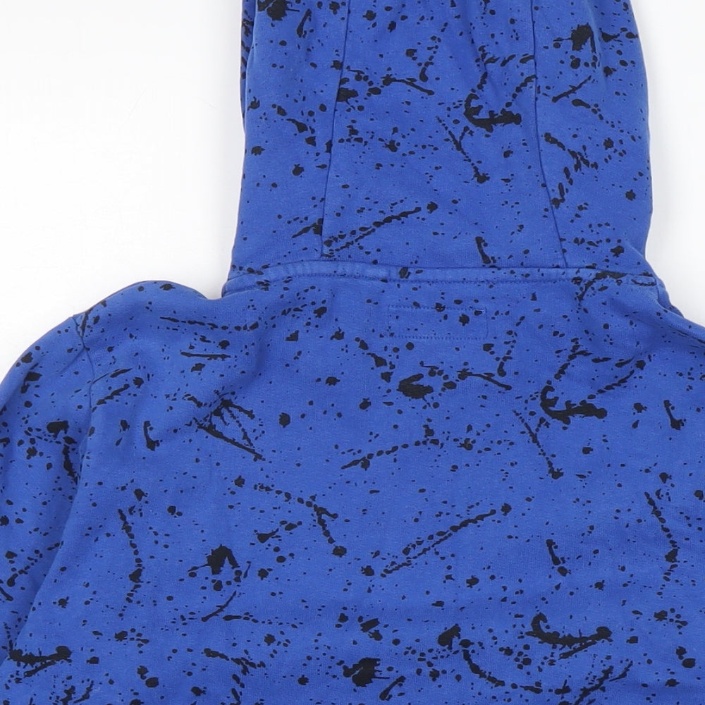 Next Boys Blue Cotton Full Zip Hoodie Size 11 Years