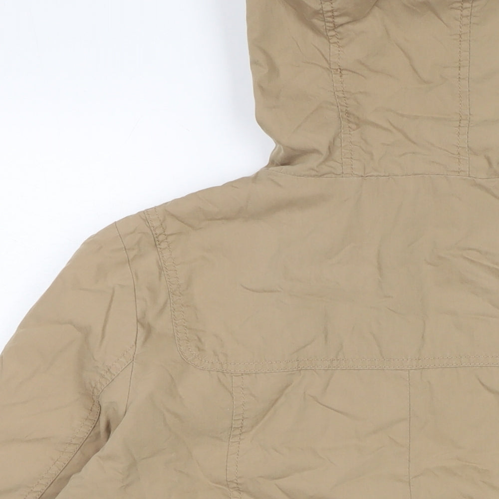 Bossini Womens Beige Anorak Jacket Size L Zip