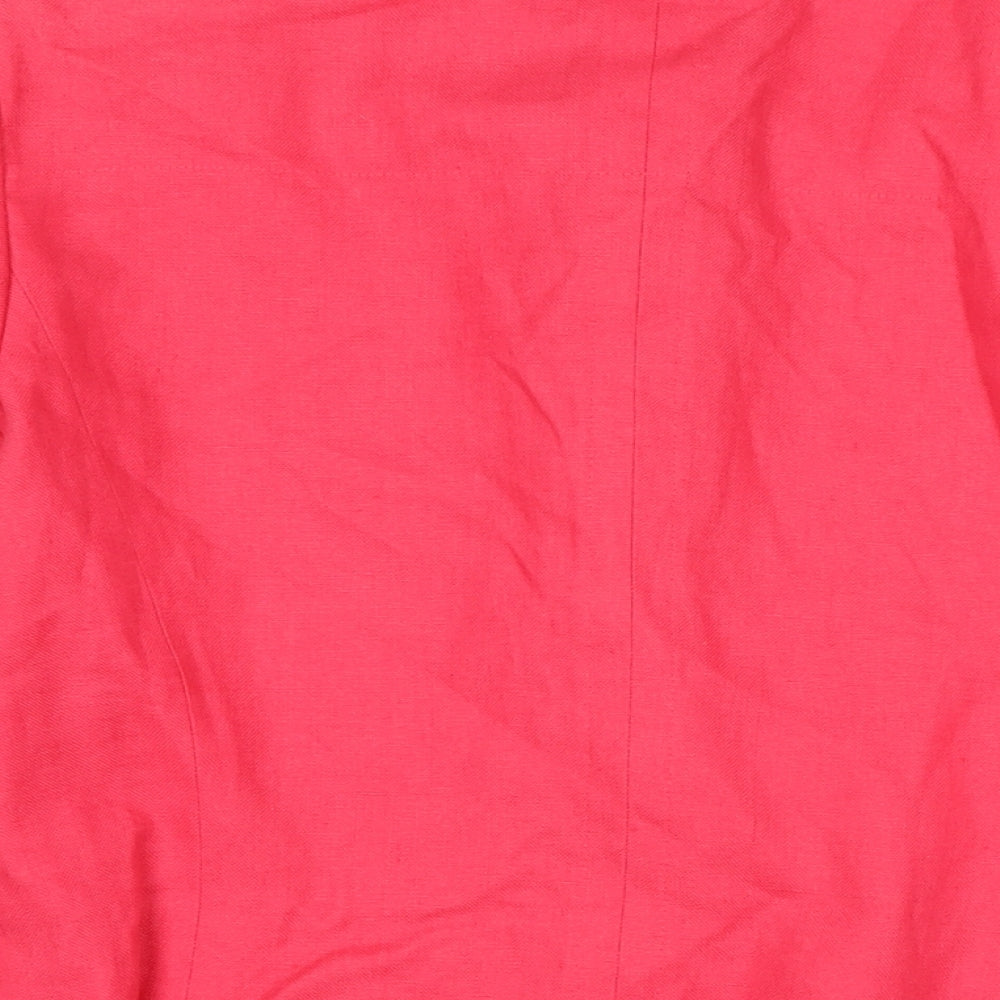 Talbots Womens Pink Jacket Size 8 Button