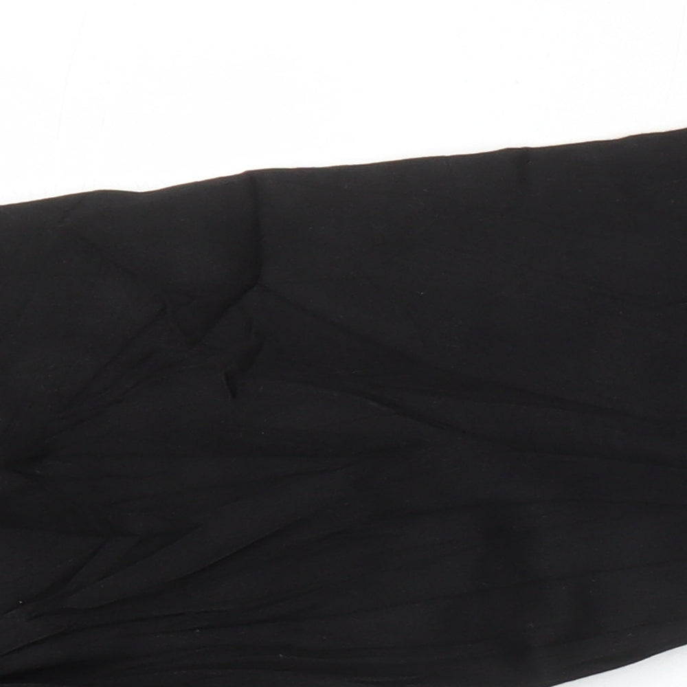 Marks & Spencer Womens Black Cotton Skinny Jeans Size 12 L24 in Regular