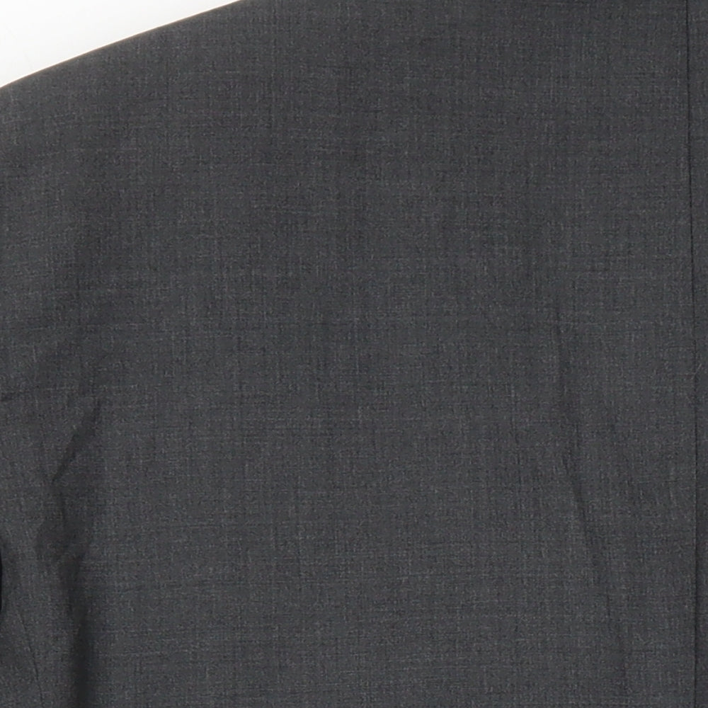 Marks & Spencer Mens Grey Wool Jacket Blazer Size 38 Regular