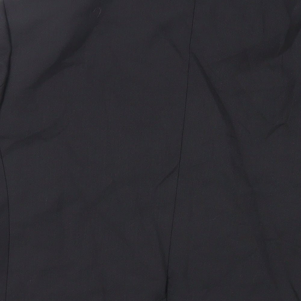 Marks & Spencer Womens Black Jacket Blazer Size 12 Button